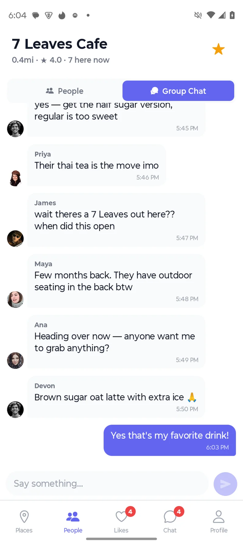Group chat at Apple Park